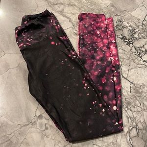 Goldsheep breast cancer awareness leggings full length